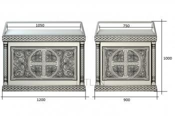 Church furniture (MBC_0006) 3D model for CNC machine